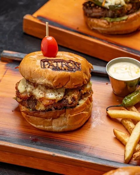 La hamburguesa Patrón